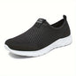 Women's Breathable Mesh Sneakers - Lightweight, Slip-On Casual Shoes with Soft EVA Sole for Summer Comfort