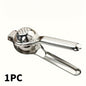 Compact Stainless Steel Manual Fruit Juicer - Portable & Easy to Use for Citrus, Pomegranates, Lemons - Perfect for Travel, On-the-Go, and Outdoor Use - No Electricity Needed, Citrus Juicer