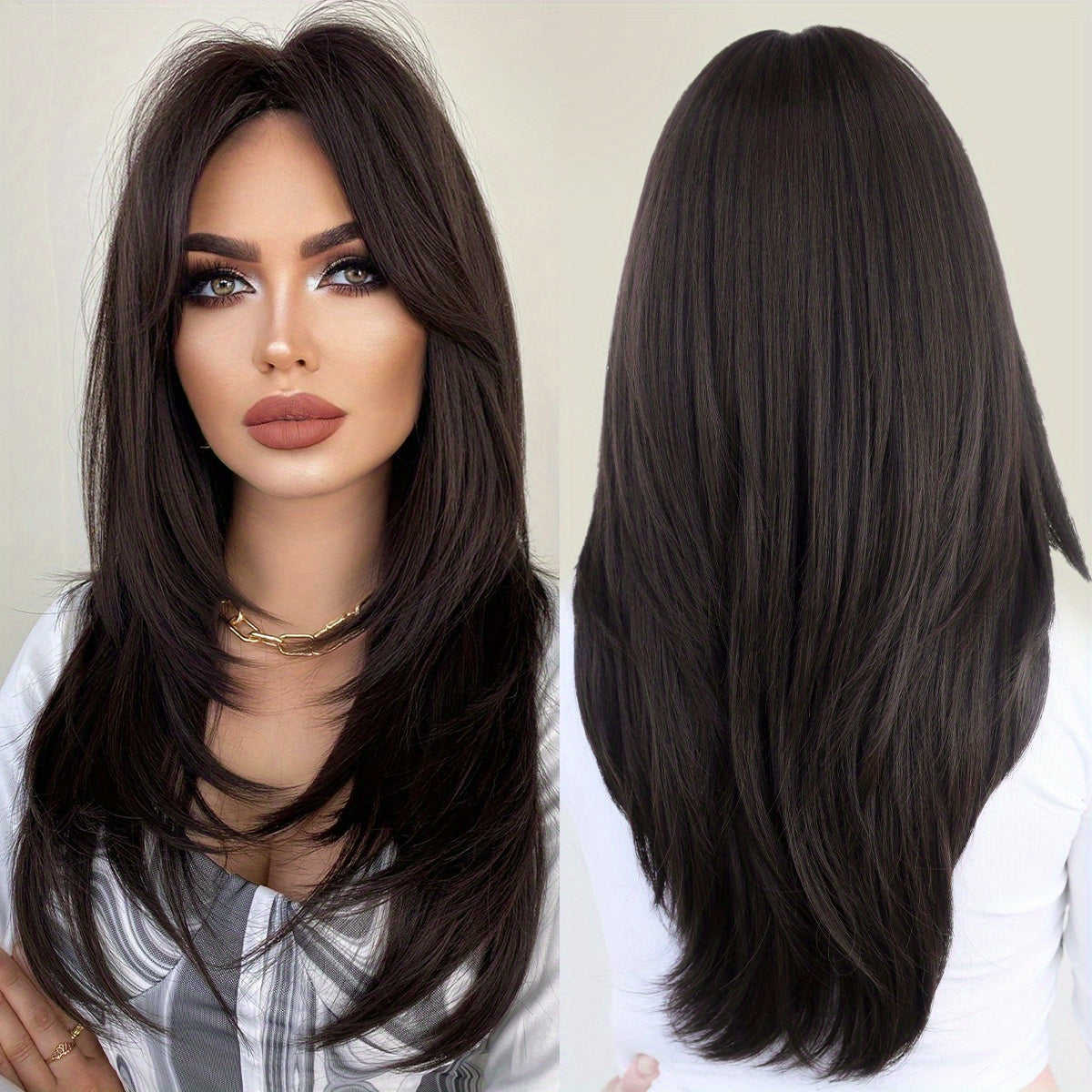 Elegant Honey Blonde Wavy Wig: Heat-Resistant, Full Volume, Natural Layers with Breathable Cap - Universal Fit & Style Flexibility