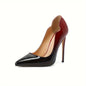 Elegant Voaboasy Women's Stiletto Heels - Pointed Toe, Faux Cover Dress Pumps for All Seasons, VOABOASY
