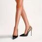 Elegant Voaboasy Women's Stiletto Heels - Pointed Toe, Faux Cover Dress Pumps for All Seasons, VOABOASY
