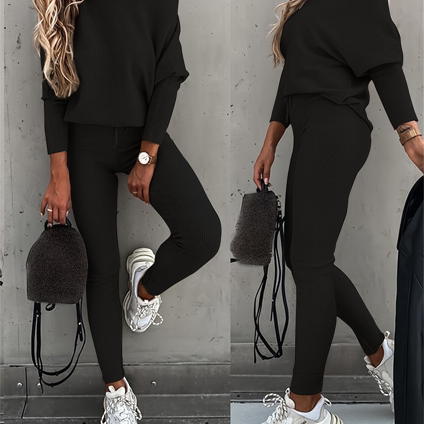 Casual Suit With Long Sleeves For Autumn And Winter