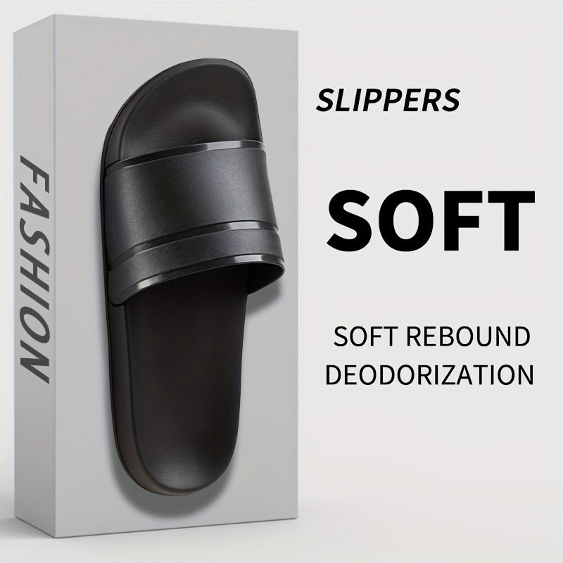Plus Size Mens Fashion EVA Slippers - Open Toe Non-slip Sole - Perfect For Summer Outdoor Activities And Indoor Leisure