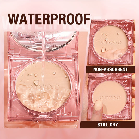 O.TWO.O 3D Soft Focus - Waterproof Long Lasting 24H Face Powder - Oil Control, Natural Skin Tones, Anti-Transfer, Non-Absorbent for All Skin Types & Tones, Includes Puff Makeup Powder Foundation Daily Essential