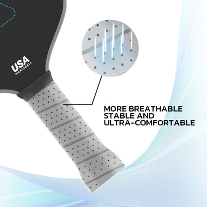 1pc T700 Carbon Fiber Pickleball Paddle, 16mm High-Friction Cloth Pattern Racket, Cold Pressed, Breathable & Comfortable Grip, Unisex-Adults, USA Approved