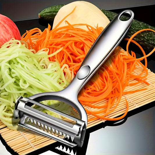 Stainless Steel Vegetable Peeler - Multi-Functional, Easy-Grip Fruit & Potato Slicer, Durable and Easy to Clean for Home and Restaurant Use, Peeler