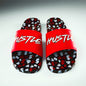Men'S Hustle $$$ Printed Graphic Slide