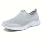 Women's Breathable Mesh Sneakers - Lightweight, Slip-On Casual Shoes with Soft EVA Sole for Summer Comfort