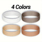 4PCS Silicone Headband Transparent Fix Wig Grip Band Non Slip Comfort Natural Wig Grip Elastic Sport Yoga Headbands To Hold Wig Grip Cap For Womens