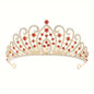 Elegant Vintage Bridal Tiara - Baroque Luxury Rhinestone and Crystal Embellished Alloy Headpiece for Wedding Party and Formal Events