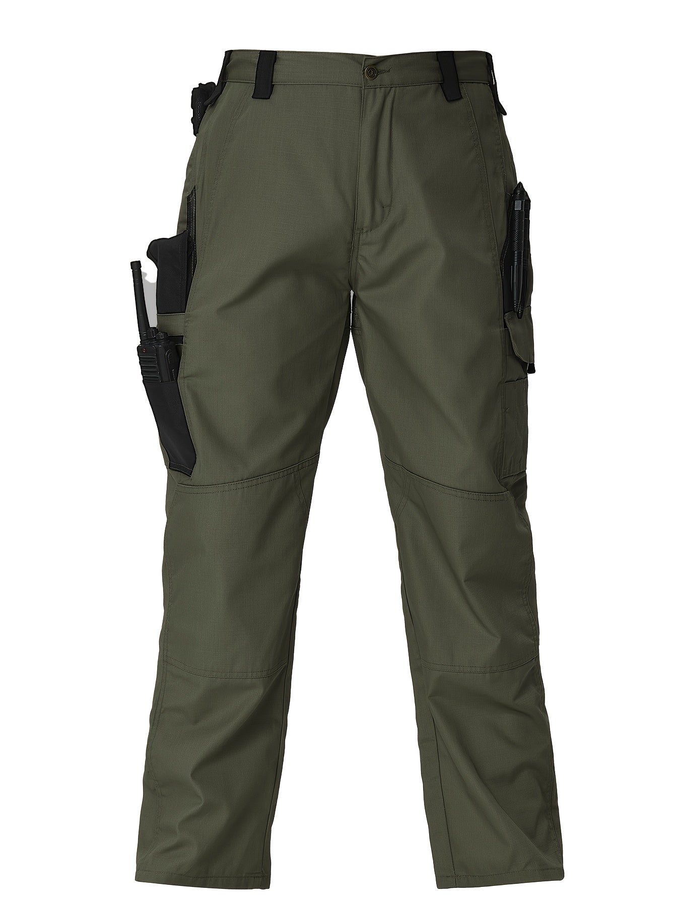 Mens Cargo Pants with Spacious Pockets - Relaxed Straight Leg, Breathable & Durable for Outdoor Adventures - Ideal for Hiking, Fishing, and Casual Wear