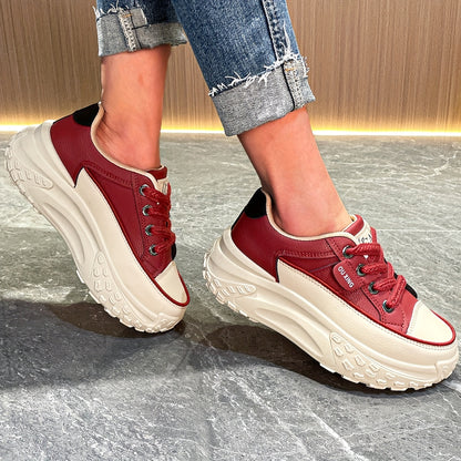 High-looking White Shoes Women's Tennis Shoes Elegant Women's Flat Shoes Comfortable Casual Sports Shoes