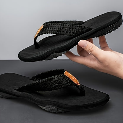 Men's Thong Sandals, Casual Non Slip Flip-flops Shoes Toe Post Sandals For Indoor Outdoor Walking, Beach Shoes For Spring And Summer
