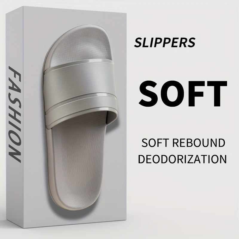 Plus Size Mens Fashion EVA Slippers - Open Toe Non-slip Sole - Perfect For Summer Outdoor Activities And Indoor Leisure