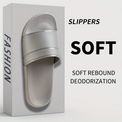 Plus Size Mens Fashion EVA Slippers - Open Toe Non-slip Sole - Perfect For Summer Outdoor Activities And Indoor Leisure