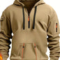 Men's Casual Sweatshirt with Multiple Zippers and Arm Pockets 2024 Cross-border Spring/Autumn Hoodie Large Size