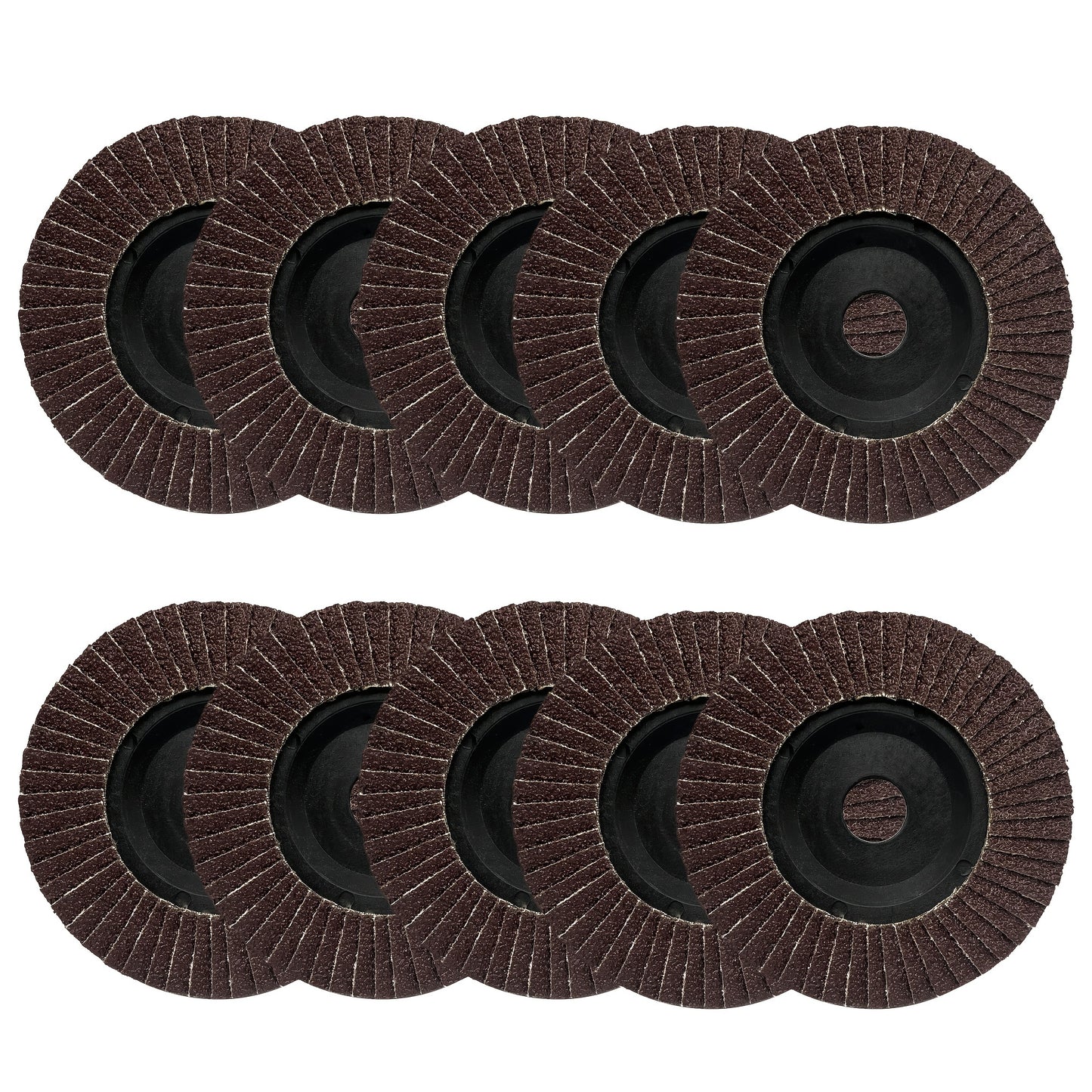 10pcs 10.16 cm Flip Discs for Grinder 60 Grit Grinding Discs Abrasives Grinding Tools Grinding Discs for Metal Rust Removal And Polishing