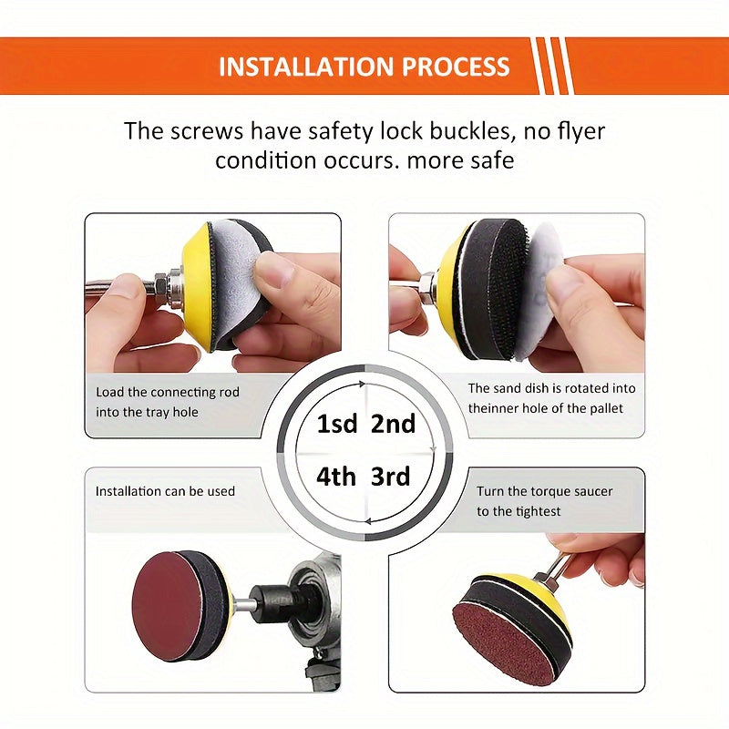 244pcs/set Advanced Aluminum Oxide Grinding Discs- 2 Quick Replacement Systems, Grain Range 80-3000-Durable Discs, Easy to Polish Metal, Wood, Glass and Car - Drill Bits and Grinder Accessories, Used for Polishing, Such as Pl