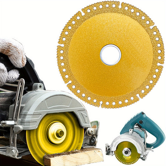 1pc Unbreakable Grinder Disc - Diamond Cutting Wheels for Smooth Cutting, Grinding, and Chamfering of Ceramic, Marble, Slate, PVC, and Wood!