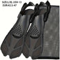[Popular Choice] Qingsong Adjustable Snorkeling Fins with Buckles, Open Heel Design, Short Travel Swim Fins for Adults - Men and Women, Black