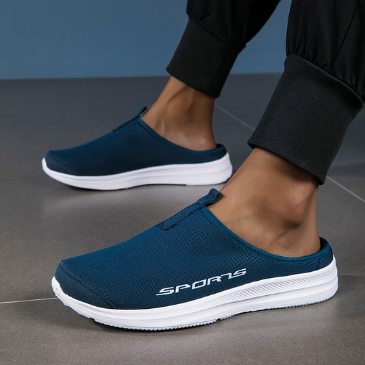 Men's Solid Color Breathable Hollow Out Slippers, Comfy Non Slip Casual Durable Slides, Men's Footwear