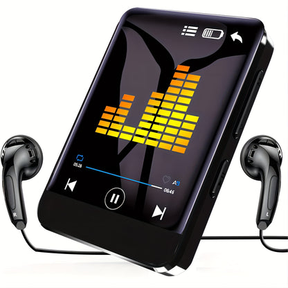 64GB Touch Screen MP3 Music Player - HD Speaker, FM Radio, Recorder, E-Book, Video Playback, Perfect!