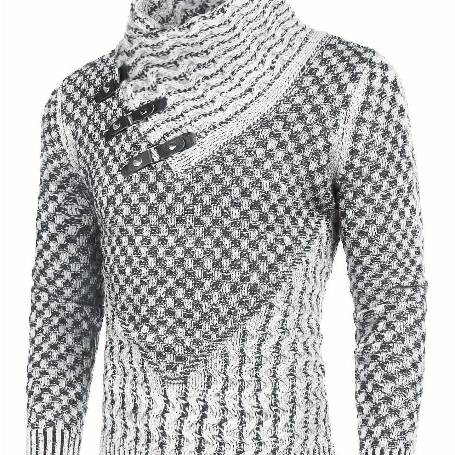 Men'S Novelty Turtleneck Pullover
