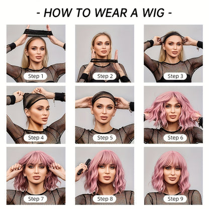 Butterfly Haircut Long Wavy Hair Wigs Synthetic Middle Part Fiber Hair Wigs For Women Hair Replacement Wig Music Festival