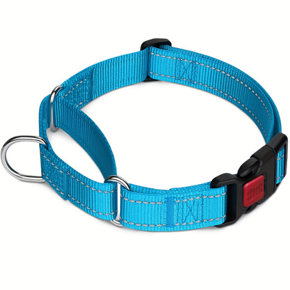 Joytale Martingale Collar For Dogs With Quick Release Buckle, Reflective Heavy Duty Puppy Collar For Safety, Adjustable Dog Nylon Collars For Small Medium Large Breed Dogs Walking Training