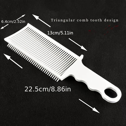 Professional Hairdressing Comb for Blonde Highlights - Heat-Resistant, Flat Top Design for Salon Styling & Gradient Colors