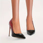 Elegant Voaboasy Women's Stiletto Heels - Pointed Toe, Faux Cover Dress Pumps for All Seasons, VOABOASY