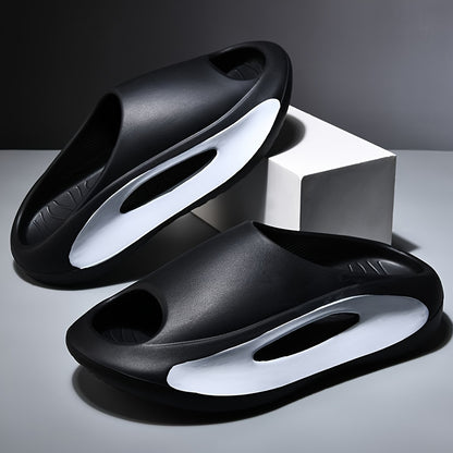 Unisex Casual Open Toe Slides, Durable Slip On Shoes, Platform Shoes, House Shoes, Spring And Summer