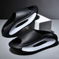 Unisex Casual Open Toe Slides, Durable Slip On Shoes, Platform Shoes, House Shoes, Spring And Summer