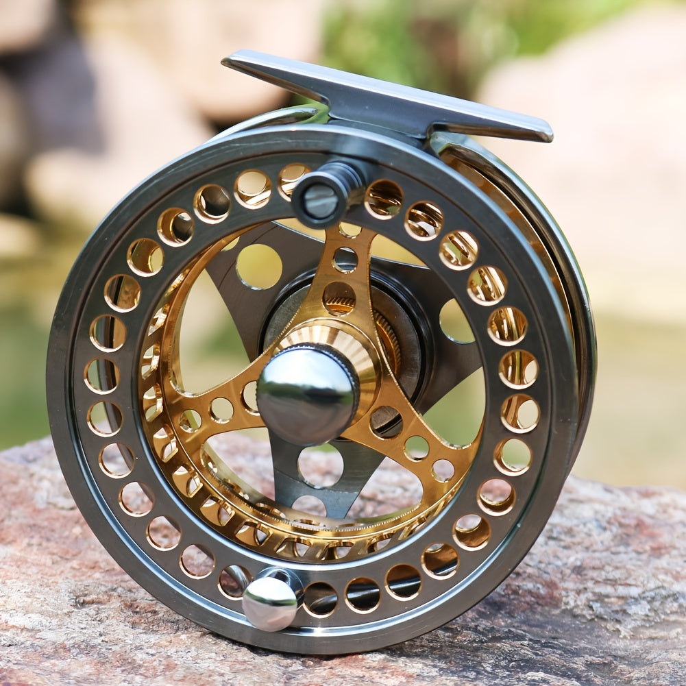 Sougayilang Lightweight Aluminium Fly Fishing Reel with Smooth Drag System