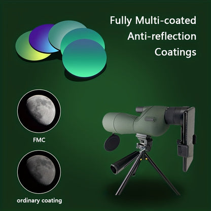 High-Powered Monocular For Hiking, And Bird Watching - Zooms From 25x To 75x Magnification With 60mm Objective Lens