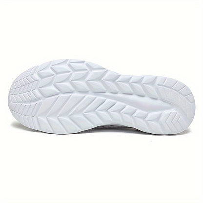 Women's Breathable Mesh Sneakers - Lightweight, Slip-On Casual Shoes with Soft EVA Sole for Summer Comfort