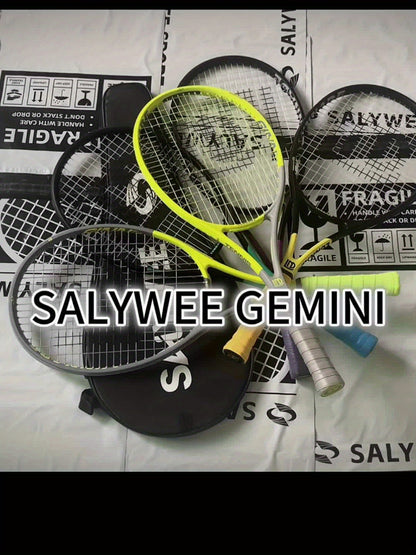 SALYWEE Carbon Composite Tennis Racket For Beginners, Light Weight Durable Tennis Racket With Bag, Halloween Gifts