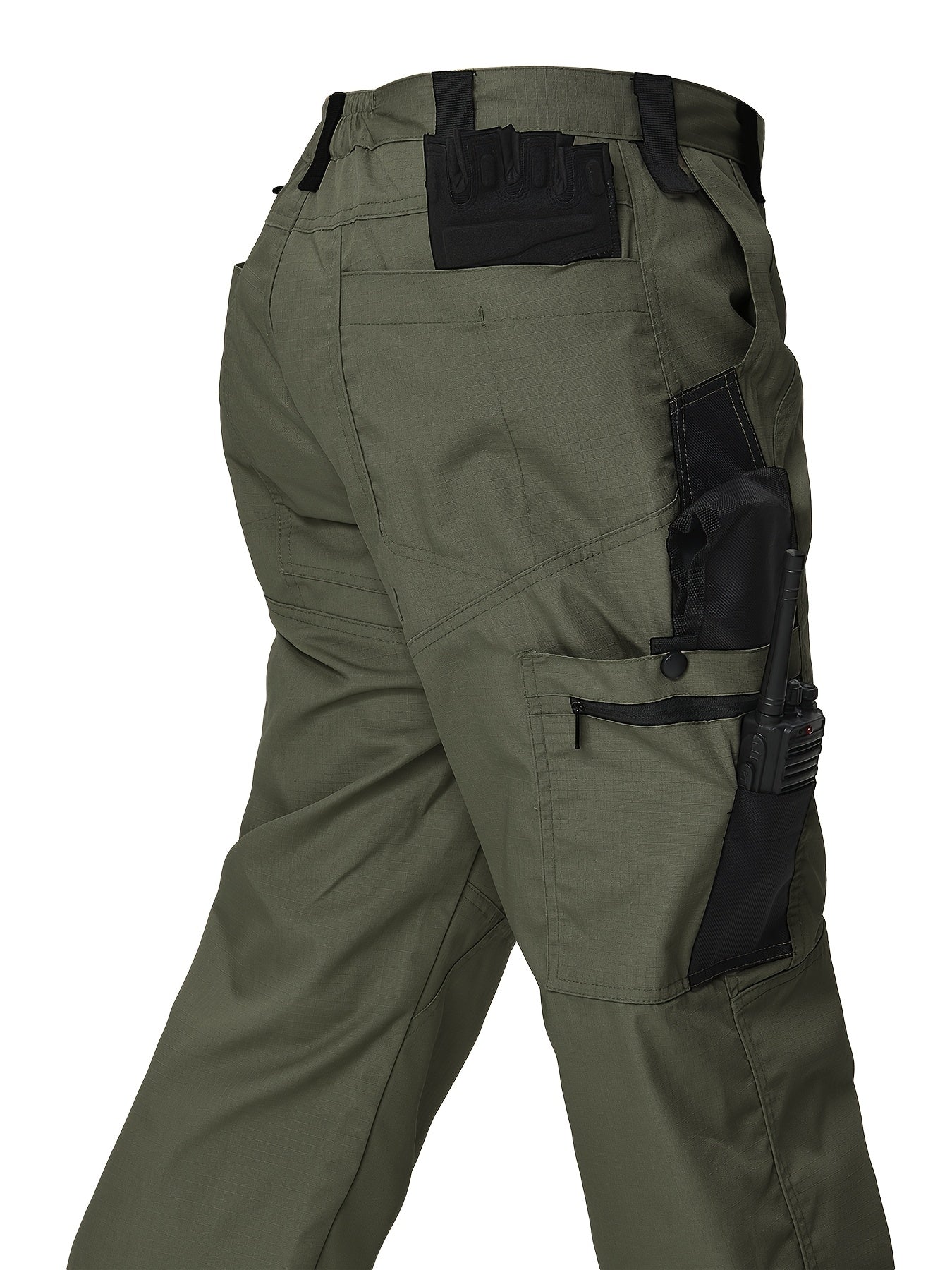 Mens Cargo Pants with Spacious Pockets - Relaxed Straight Leg, Breathable & Durable for Outdoor Adventures - Ideal for Hiking, Fishing, and Casual Wear
