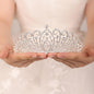Elegant Vintage Bridal Tiara - Baroque Luxury Rhinestone and Crystal Embellished Alloy Headpiece for Wedding Party and Formal Events