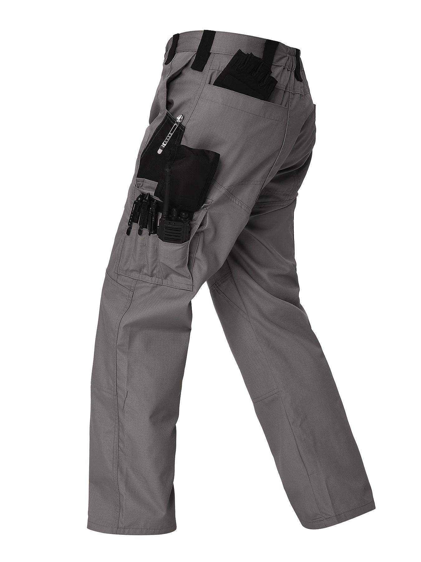 Mens Cargo Pants with Spacious Pockets - Relaxed Straight Leg, Breathable & Durable for Outdoor Adventures - Ideal for Hiking, Fishing, and Casual Wear