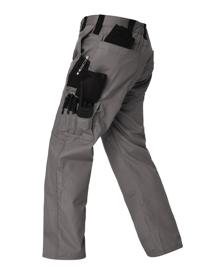 Mens Cargo Pants with Spacious Pockets - Relaxed Straight Leg, Breathable & Durable for Outdoor Adventures - Ideal for Hiking, Fishing, and Casual Wear