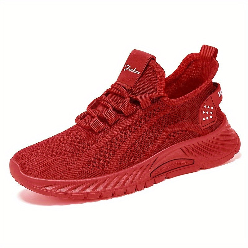 [Popular Choice] Women's Breathable Knit Sneakers, Lace-Up Mesh Sneakers for All Seasons