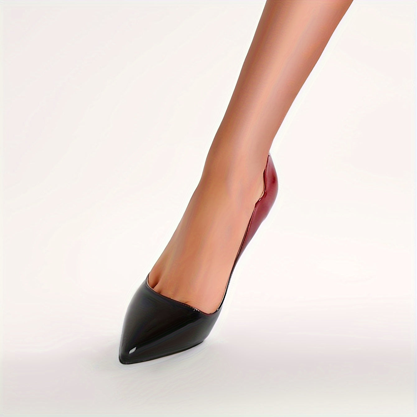 Elegant Voaboasy Women's Stiletto Heels - Pointed Toe, Faux Cover Dress Pumps for All Seasons, VOABOASY