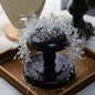 Luxurious Artificial Crystal Bead Hair Accessories, Liquid Flower Headpieces, Bridal Wedding Hair Ornaments, Handmade Hair Adornments.