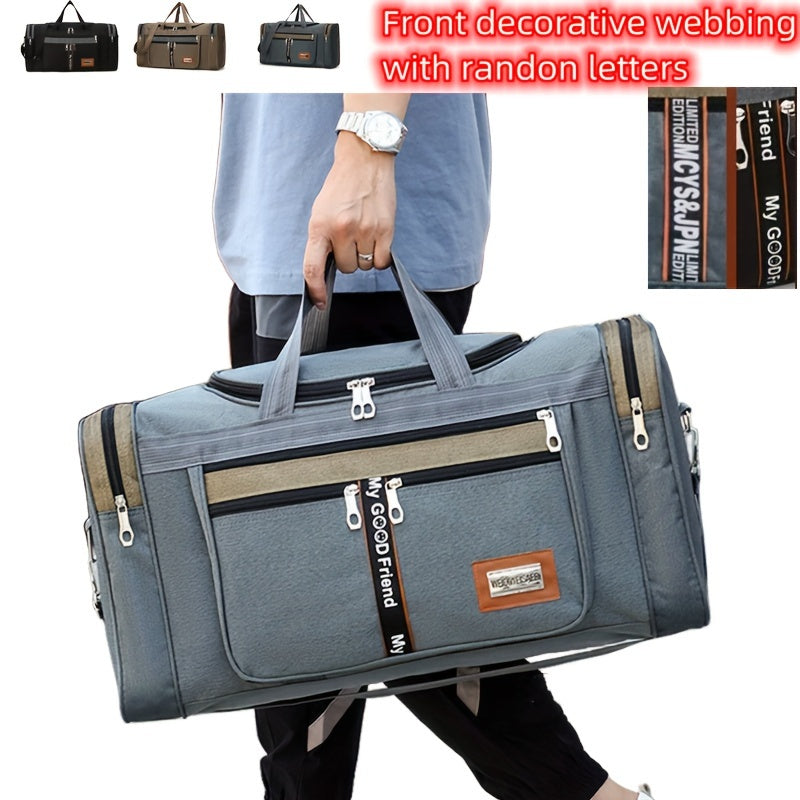 Multifunctional Luggage Bag, Large-capacity Travel Bag, Men's Foldable Portable Clothing Storage Bag, Business Trip Bag