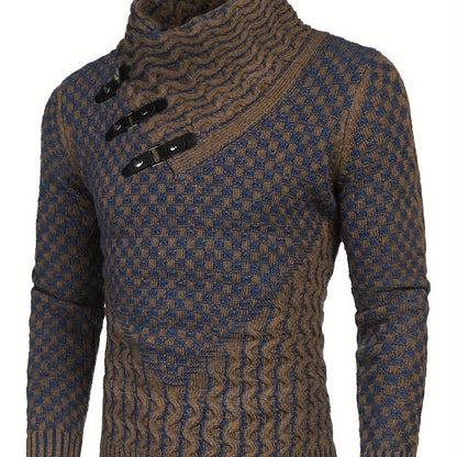 Men'S Novelty Turtleneck Pullover