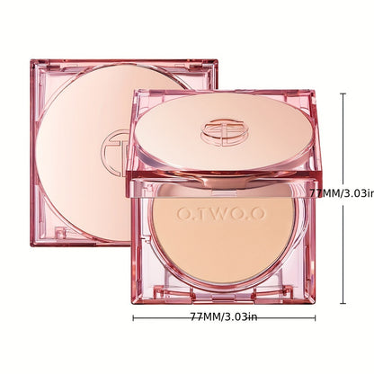 O.TWO.O 3D Soft Focus - Waterproof Long Lasting 24H Face Powder - Oil Control, Natural Skin Tones, Anti-Transfer, Non-Absorbent for All Skin Types & Tones, Includes Puff Makeup Powder Foundation Daily Essential