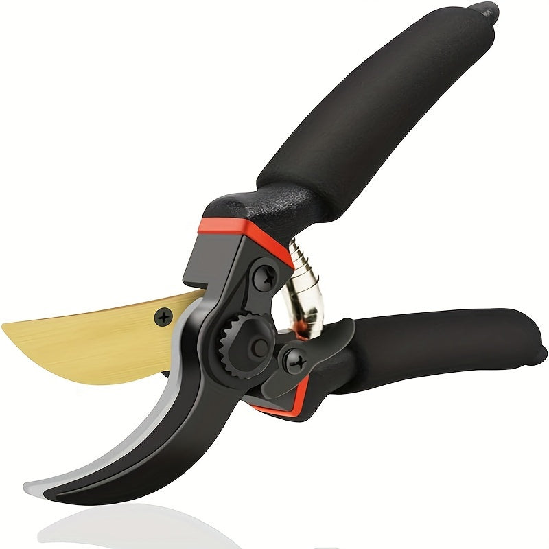 Professional Titanium Bypass Pruning Shears - 8.5\" Super Sharp Premium Garden Shears, Pruning Shears for Gardening, Garden Hedge Clippers, Handheld Pruners - Garden Scissors, Heavy Duty Tool