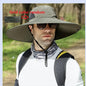 Men's UV-Protective Fisherman Hat, Solid Color Sunshade Cap for Fishing and Mountaineering