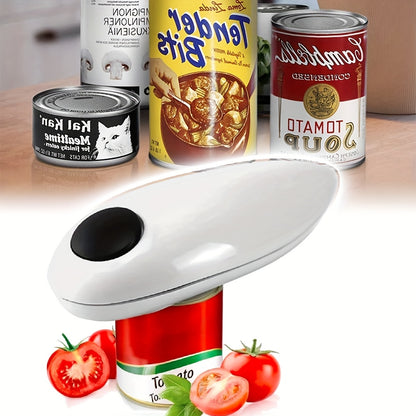 Auto Electric Can Opener: Open Your Cans With A Simple Press Of Button - Automatic, Hands Free, Smooth Edge, Food-Safe